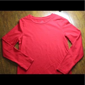 RED LONG SLEEVE NOT WORN!